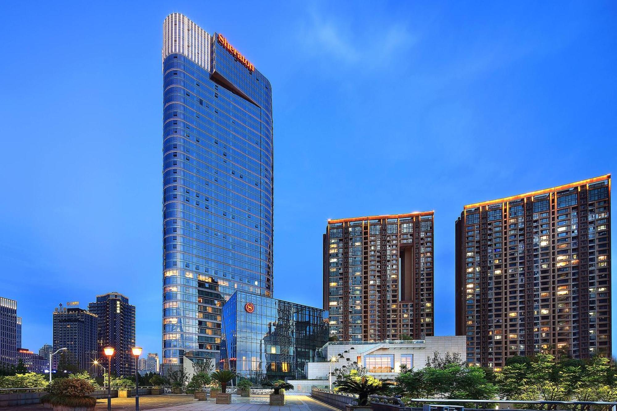 Sheraton Grand Hangzhou Binjiang Hotel Dış mekan fotoğraf