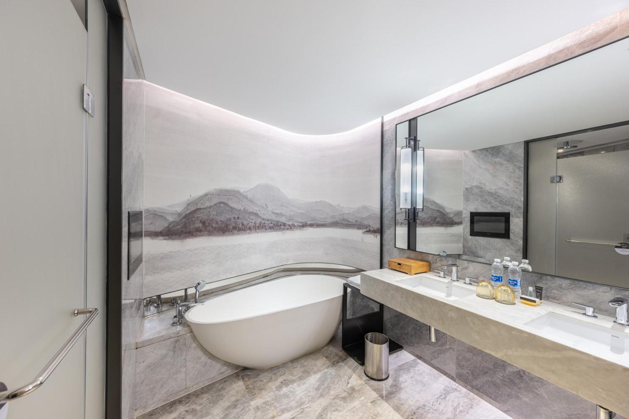 Sheraton Grand Hangzhou Binjiang Hotel Dış mekan fotoğraf