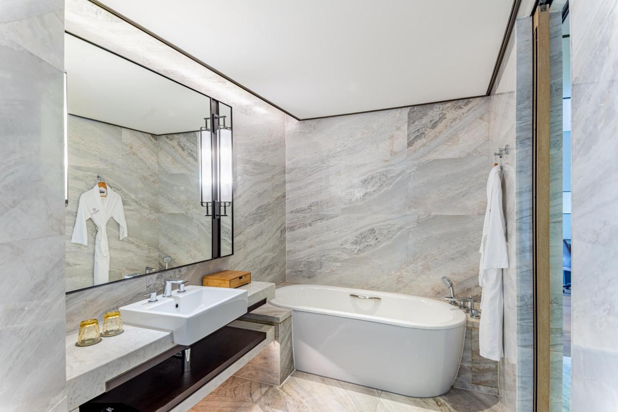 Sheraton Grand Hangzhou Binjiang Hotel Dış mekan fotoğraf