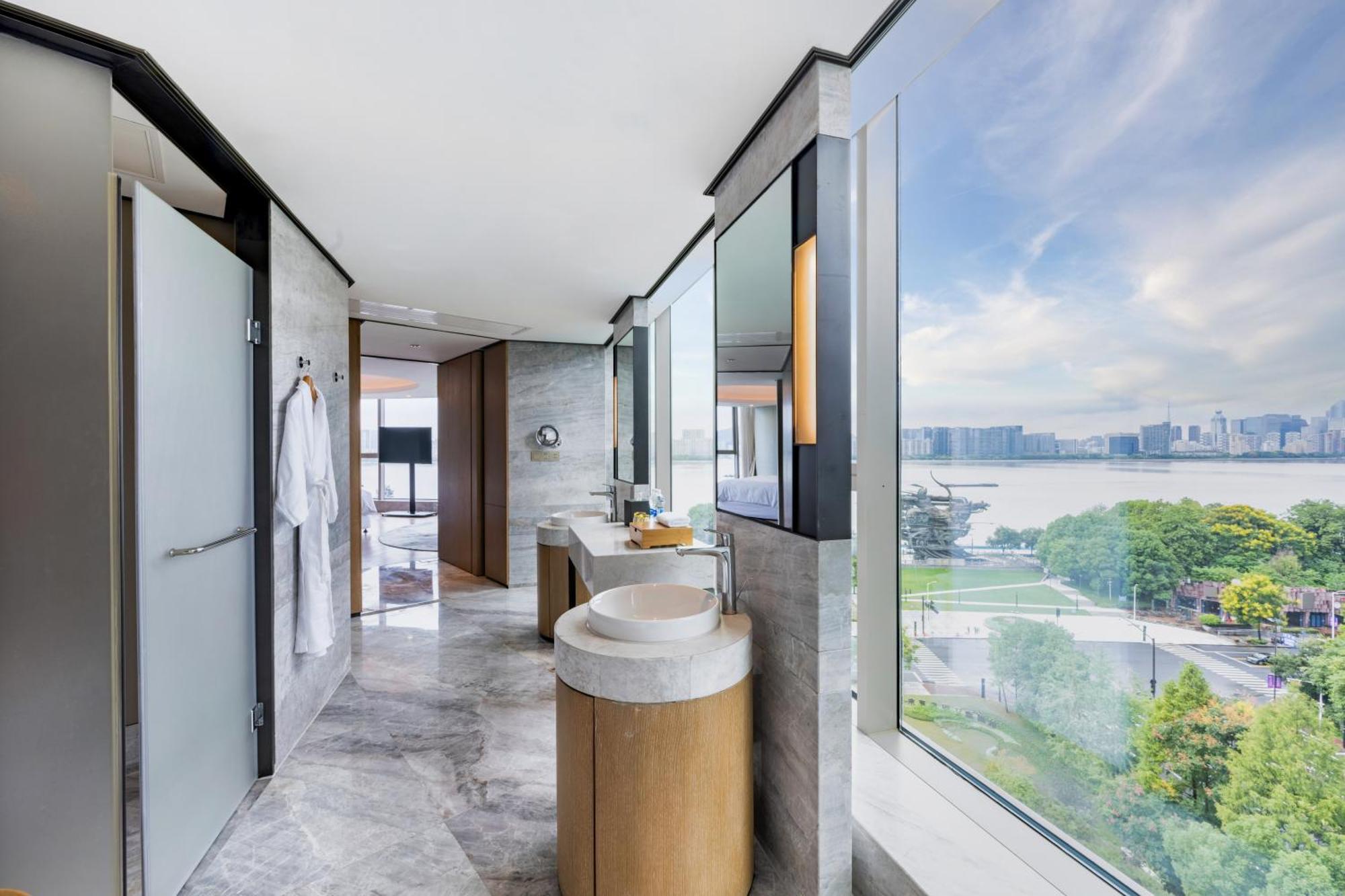 Sheraton Grand Hangzhou Binjiang Hotel Dış mekan fotoğraf
