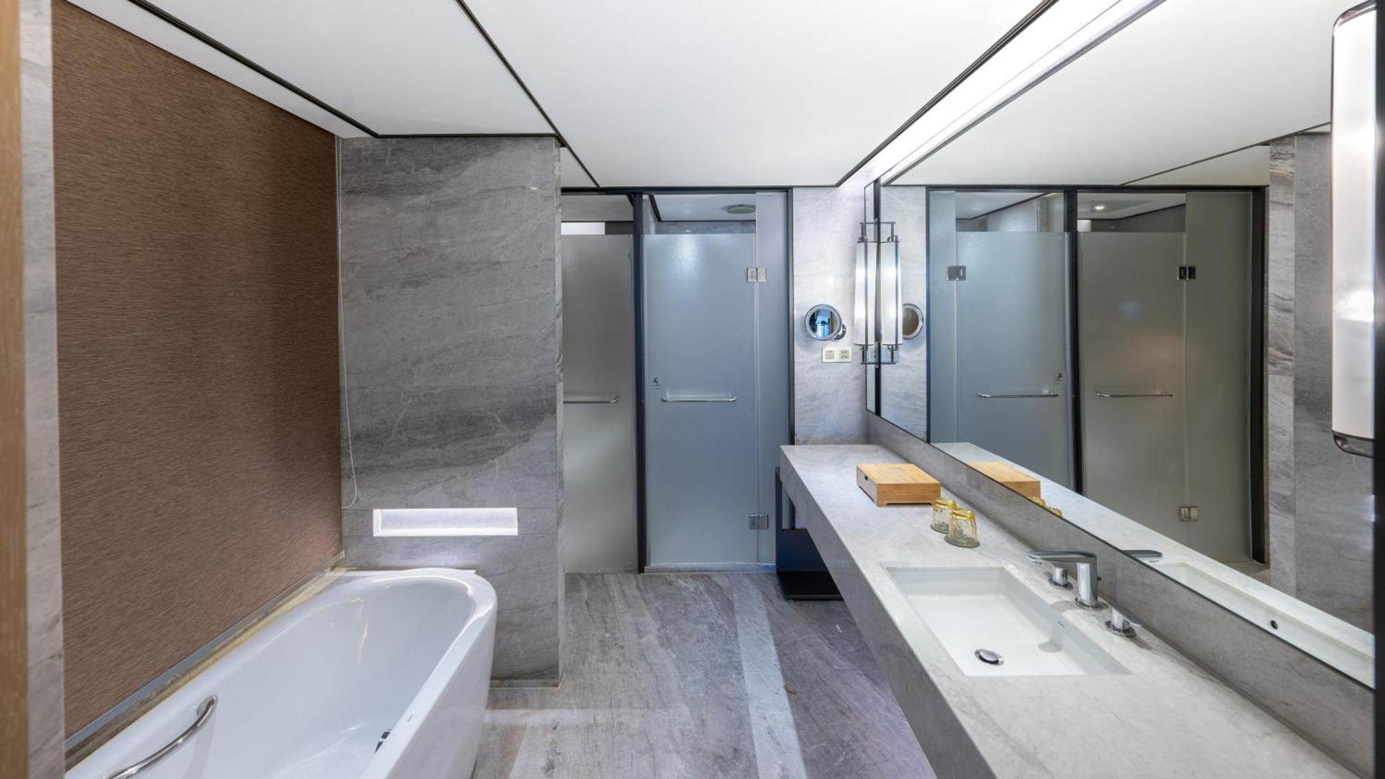 Sheraton Grand Hangzhou Binjiang Hotel Dış mekan fotoğraf