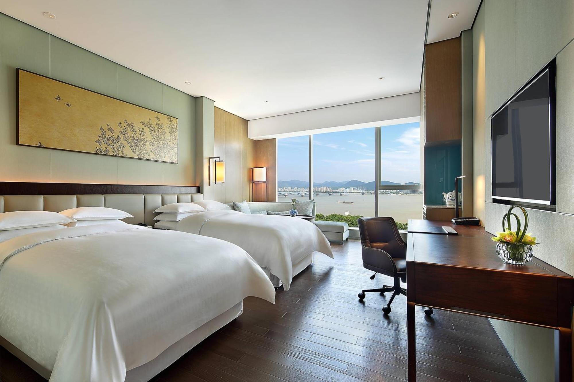 Sheraton Grand Hangzhou Binjiang Hotel Dış mekan fotoğraf