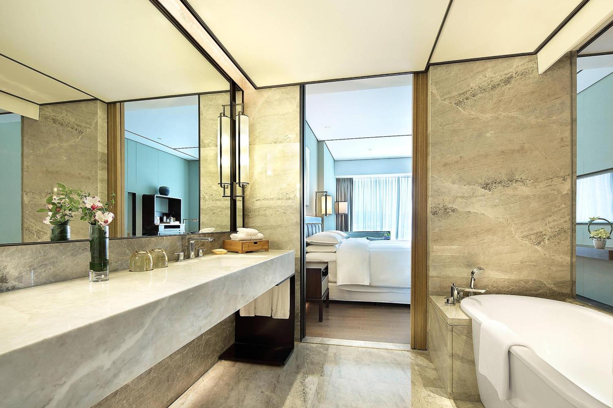 Sheraton Grand Hangzhou Binjiang Hotel Dış mekan fotoğraf